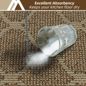 COSY HOMEER Kitchen Rug Non Slip Washable 24