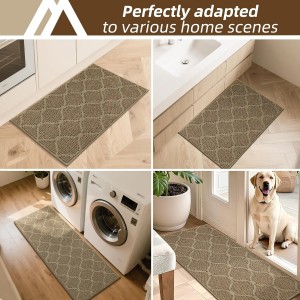 COSY HOMEER Kitchen Rug Non Slip Washable 24