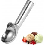 Aluminum Ice Cream Scoop, Large Ice Cream Scooper, Silver, Comfortable to Hold, Lightweight
