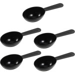 Plastic Coffee Measuring Spoons, 5 Pack Tablespoon Measuring Spoon 7g Short Handle Coffee Scoop for Tea, Protein, Spices, Milk Powders,Sugar, Cereal, Spices