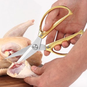 Yellow Office Scissors -Heavy Duty & All Purpose, Pizza scissors Stainless Steel shears, Ideal for Kitchen office & Home Use