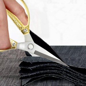 Yellow Office Scissors -Heavy Duty & All Purpose, Pizza scissors Stainless Steel shears, Ideal for Kitchen office & Home Use