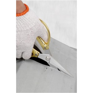 Yellow Office Scissors -Heavy Duty & All Purpose, Pizza scissors Stainless Steel shears, Ideal for Kitchen office & Home Use