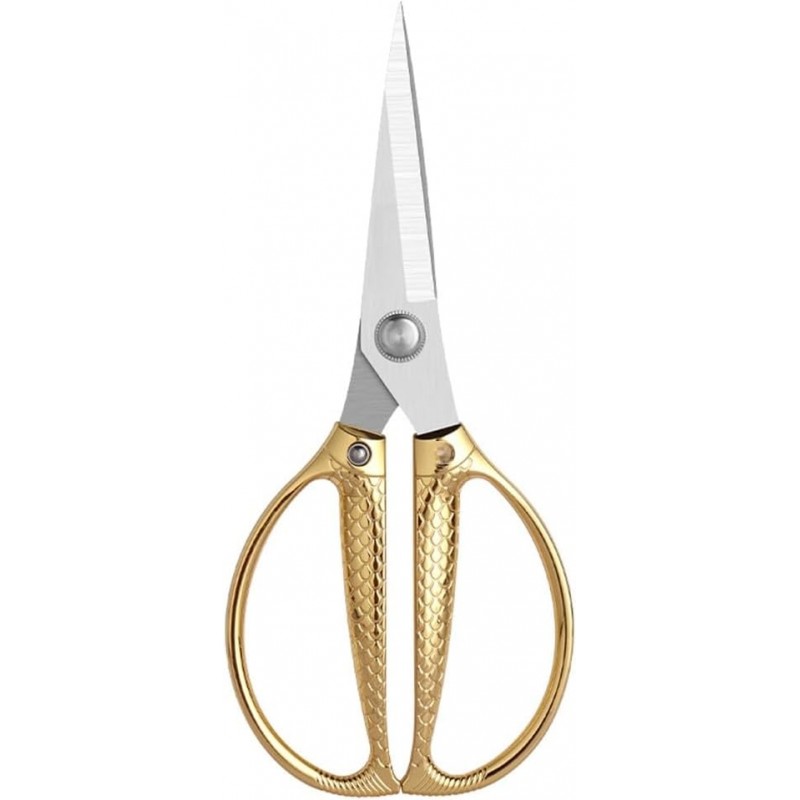 Yellow Office Scissors -Heavy Duty & All Purpose, Pizza scissors Stainless Steel shears, Ideal for Kitchen office & Home Use