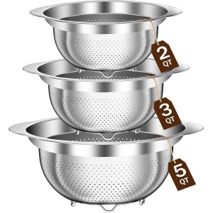 Stainless Steel Colander for Kitchen, St...
