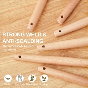 Kitchen Utensils Set - 34 PCS Non-Stick Silicone Cooking Utensils Set Spatula Set with Holder, Wooden Handle Spoon,Brush,Whisk Kitchen Gadgets Tools Set for Nonstick Cookware (Black-34P)