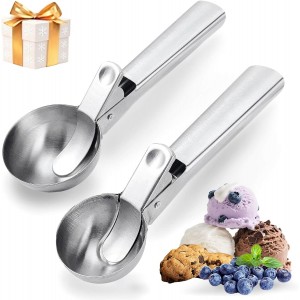 Commercial Ice Cream Scoop Set of 2, Sta...