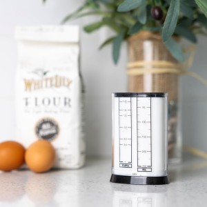 KitchenArt 1 Cup Tri Adjust A-Cup, Easy Pour Adjustable Measuring Cup