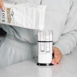 KitchenArt 1 Cup Tri Adjust A-Cup, Easy Pour Adjustable Measuring Cup