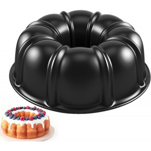 10” Cake Pan, Nonstick Fluted Cake Pan, Buntz Poun..