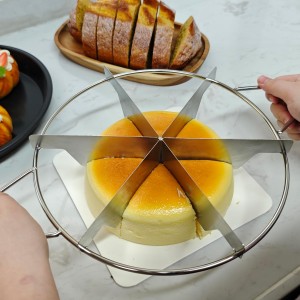 10 Slices Pie Cutter Cookie Cutters Pizza Cutters Stainless Steel Side-Handles