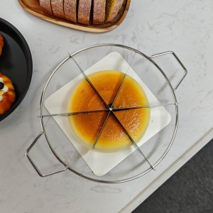 10 Slices Pie Cutter Cookie Cutters Pizza Cutters Stainless Steel Side-Handles