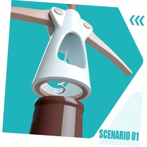 Wing Corkscrew with Ergonomic Handle Opening Tool for Home Bars Restaurants and Parties and Comfortable Wing Stopper Wine Opener