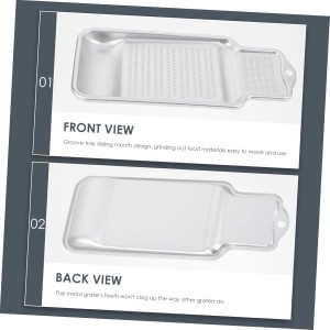 Alipis 1Pc Garlic Grater Portable Fruit Grater Vegetable Shredder Easy Clean Kitchen Tool for Garlic and Ginger Lightweight Design for Everyday Cooking