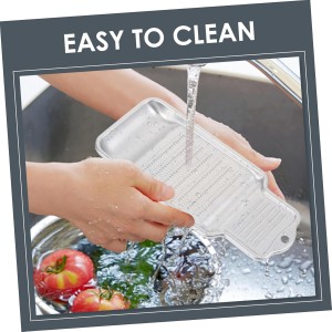 Alipis 1Pc Garlic Grater Portable Fruit Grater Vegetable Shredder Easy Clean Kitchen Tool for Garlic and Ginger Lightweight Design for Everyday Cooking