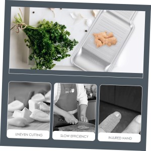 Alipis 1Pc Garlic Grater Portable Fruit Grater Vegetable Shredder Easy Clean Kitchen Tool for Garlic and Ginger Lightweight Design for Everyday Cooking