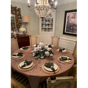 Round Woven Placemats Set of 2, Natural Wicker Place mats, Boho Farmhouse Rustic Plate Chargers, Rattan Table Mats for Dining Table, Fall, Halloween, Thanksgiving, Christmas Decor (13 inch)