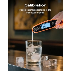 Digital Meat Thermometer for Cooking with Dual Probe, Large Backlit & Calibration, Kitchen Food Thermometer for Candy, Oven, Grill, BBQ, Smoker, Oil Fry Instant Read Thermometers