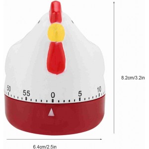 Kitchen Timer Cute, Lovely Egg Time Meter, Chicken Mechanical Wind up Timer for Cooking, Timing Reminder, Home Decor
