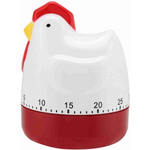 Kitchen Timer Cute, Lovely Egg Time Meter, Chicken Mechanical Wind up Timer for Cooking, Timing Reminder, Home Decor