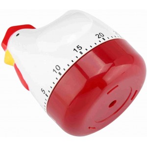 Kitchen Timer Cute, Lovely Egg Time Meter, Chicken Mechanical Wind up Timer for Cooking, Timing Reminder, Home Decor