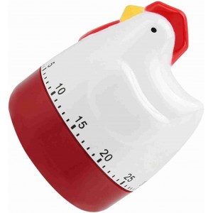 Kitchen Timer Cute, Lovely Egg Time Meter, Chicken Mechanical Wind up Timer for Cooking, Timing Reminder, Home Decor
