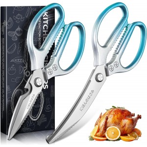 TIJERAS Kitchen Scissors Set Blue - Stai...
