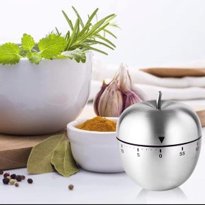 Digital Kitchen Timer Apple Shaped – Countdown Cooking Timer with Alarm – Magnetic Egg Timer for Baking, Cooking & Kitchen Use