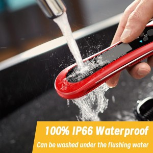 Meat Thermometer Digital, Instant Read Meat Thermometer for Grill and Cooking, with Bottle Opener, Backlight & Calibration Food Thermometer, Kitchen Gadgets for BBQ, Turkey, Candy, Liquids