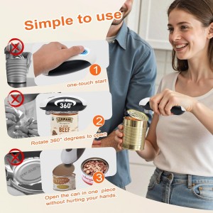 NOTUSIUY One-Touch Can Opener Electric with Rechargeable USB-C Fast Charge, The Electric Can Openers for Senior Best Gift in Kitchen