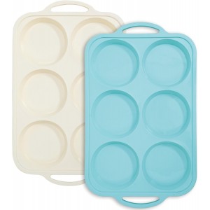 Nonstick Silicone Muffin Top Pan: 4 Inch...