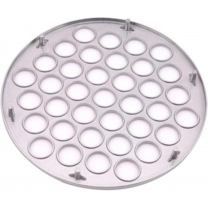 Silver Ravioli Dumpling Mold, 37 Holes Metal Ravioli Maker, Russian Pelmeni Maker, Pelmeni Meat Dumplings Maker, Handmade Dumpling Cutter Tools,Kitchen Utensils and Gadgets