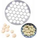 Silver Ravioli Dumpling Mold, 37 Holes Metal Ravioli Maker, Russian Pelmeni Maker, Pelmeni Meat Dumplings Maker, Handmade Dumpling Cutter Tools,Kitchen Utensils and Gadgets