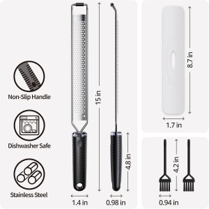 Lemon Zester Grater with Handle,L15