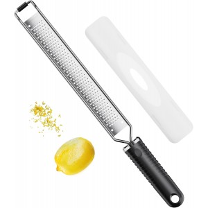 Lemon Zester and Cheese Grater with Secu...