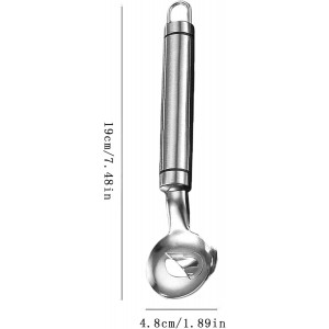 Cactus Peeler Tool, 3 Pack Stainless Steel Pelador de Nopales, Spoon Cactus Thorn Removal Tool, 7.48x1.89in Portable Tools for Kitchen Accessory