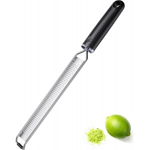 Cheese Grater with Non-Slip Handle, Lemo...