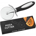Premium Stainless Steel Pizza Cutter Wheel with Ergonomic Handle – Sharp Blade for Effortless Slicing of Pizza, Dough, Pie, and More – Dishwasher Safe