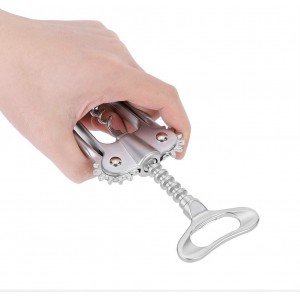 Tbest Wing Corkscrews, Zinc Alloy Wing Type Multifunctional Bottle Opener Red Wine Bottle Opener