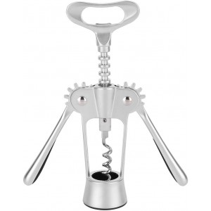 Tbest Wing Corkscrews, Zinc Alloy Wing Type Multifunctional Bottle Opener Red Wine Bottle Opener