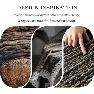 Kitchen Rugs Sets of 2-Non Slip Kitchen Mats for Floor-Thick Stain Resistant Vintage Kitchen Floor Mat Runner Carpet for Hallways Entryway Laundry Room Washable（Black 22