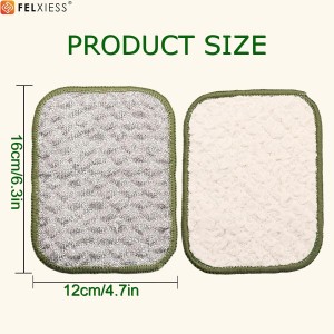 2026 New Double Side Non Scratch Wire Dishcloths,Multipurpose Wire Dishwashing Rags for Wet and Dry, Reusable Metal Dish Cloth,Wire Miracle Cleaning Cloths for Kitchen(Silver 6Pcs)