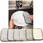 2026 New Double Side Non Scratch Wire Dishcloths,Multipurpose Wire Dishwashing Rags for Wet and Dry, Reusable Metal Dish Cloth,Wire Miracle Cleaning Cloths for Kitchen(Silver 6Pcs)