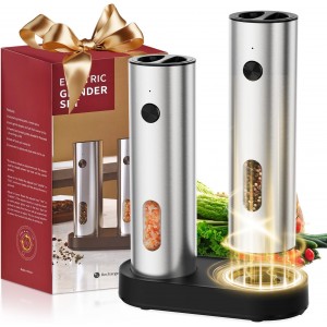 Electric Salt and Pepper Grinder Set, Pe...