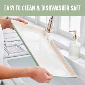 GreenLife 6 Piece Nonstick Bakeware Set, Non-Toxic PFAS-Free Ceramic Oven Pans, Dishwasher & Oven Safe to 450°F, Easy Release Baking Sheet, Loaf Pan, Rectangle & Round Cake, Muffin Pan, Sage