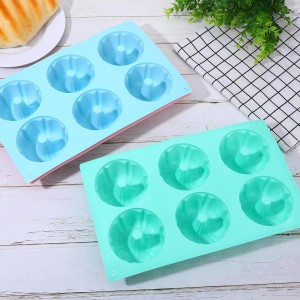 3 PCS Bundt Cake Pans for Baking, Non-stick Silicone Molds for Baking Jellies, Muffins, Donuts，Cookies, Cupcakes，6-Cavity Mini Cake Pans (Pumpkin Shape)