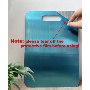 Titanium Cutting Board Set of 3, 2026 New Upgrade 100% Pure Titanium Cutting Boards for Kitchen, Double Sided Food-Grade Chopping Board for Meat Vegetable Fruit (S+M+L)