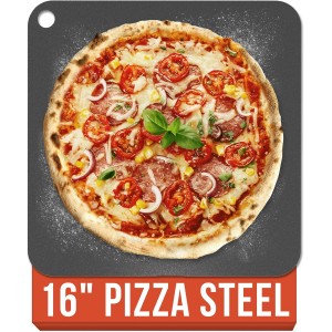 Chef Pomodoro Pizza Steel for Oven 16 In...