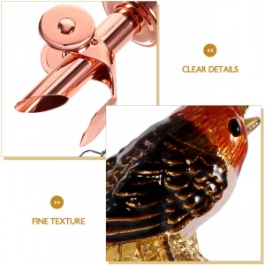 Bird Wine Pourer Aerator Stopper: Alloy Bottle Spout Pourer Decorative Gold Bartending Supplies Bar Accessory for Wine and Liquor Bottles