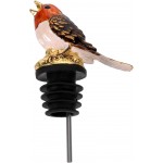 Bird Wine Pourer Aerator Stopper: Alloy Bottle Spout Pourer Decorative Gold Bartending Supplies Bar Accessory for Wine and Liquor Bottles